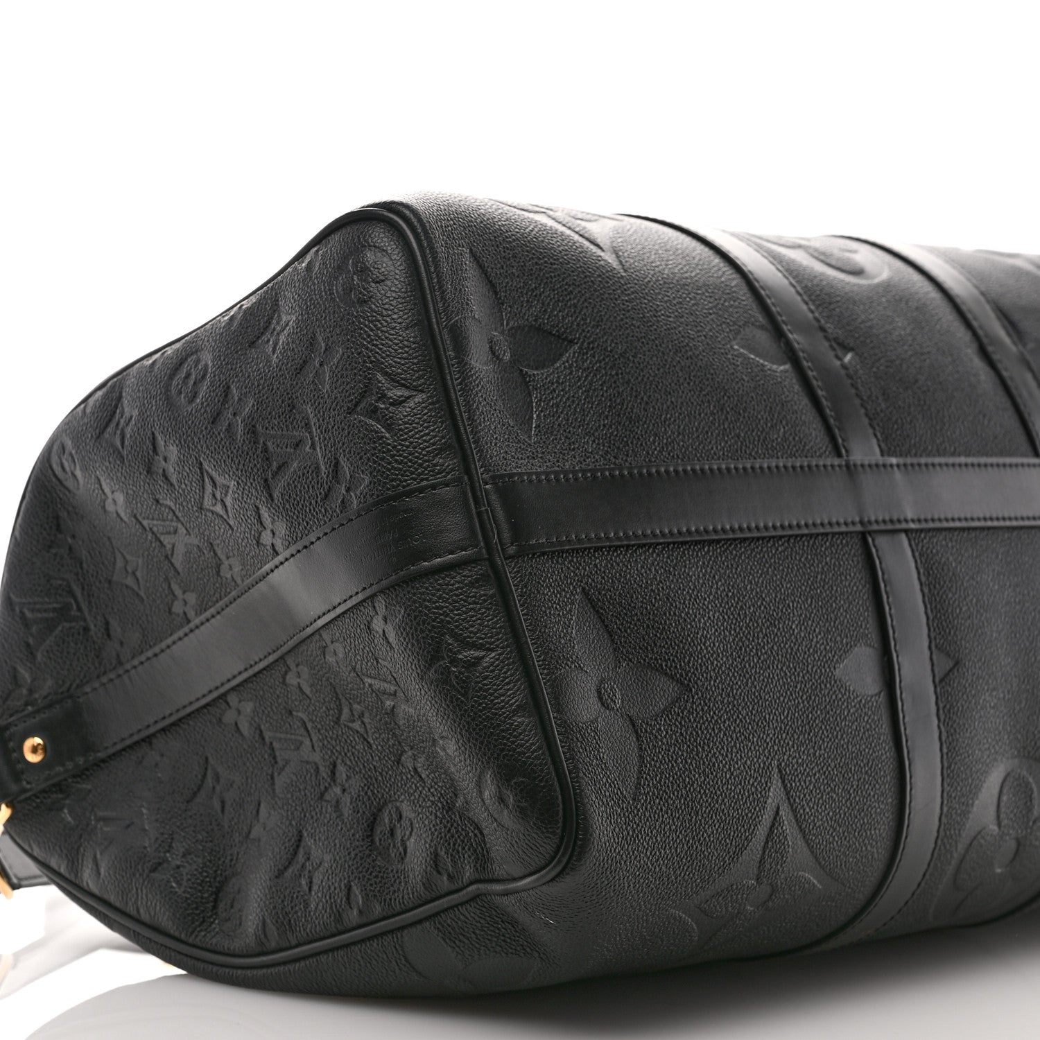 Louis Vuitton Empreinte Monogram Giant Keepall Bandouliere 45 Black 8 of 9