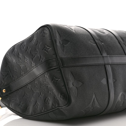 Louis Vuitton Empreinte Monogram Giant Keepall Bandouliere 45 Black 8 of 9