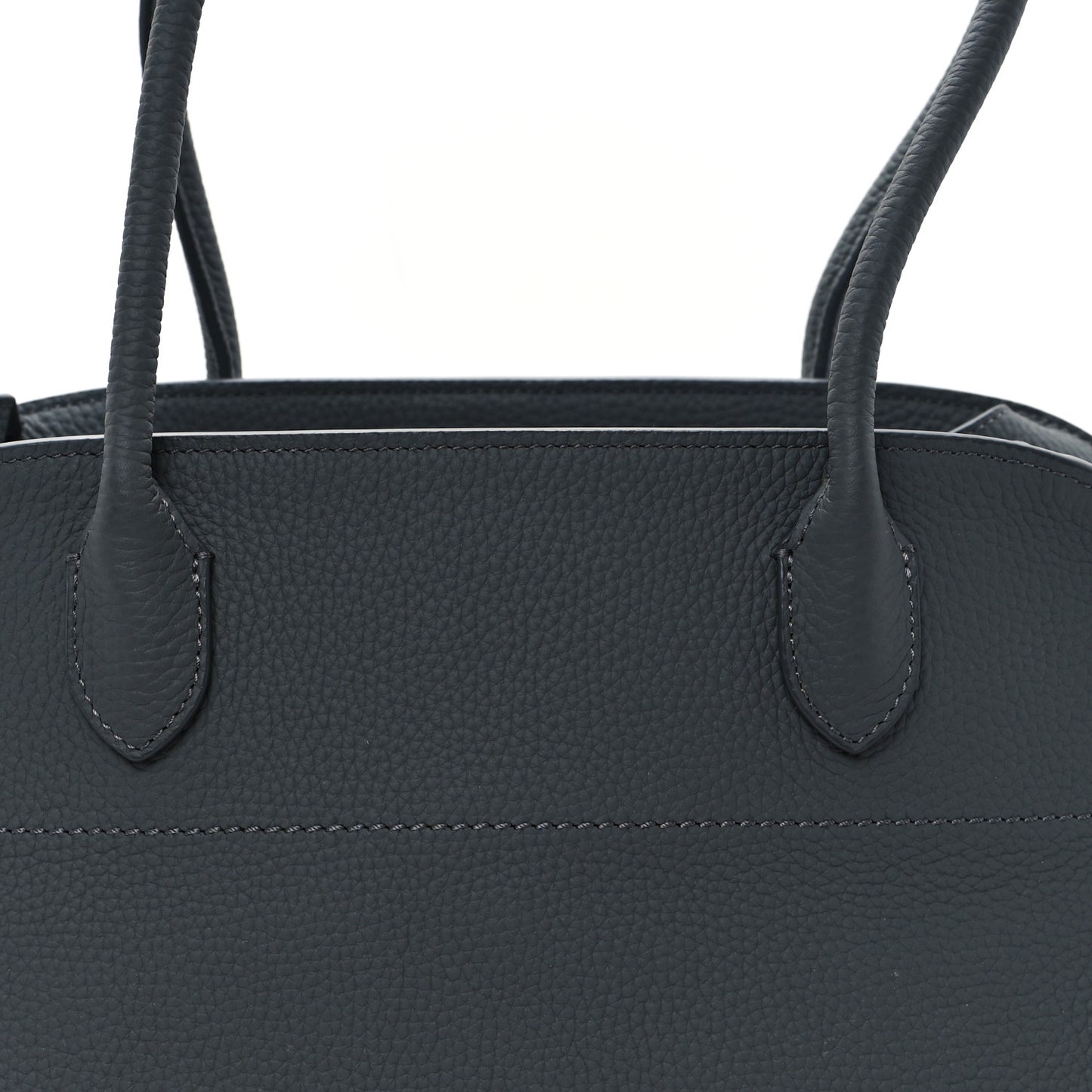 Grained Calfskin Margaux Shoulder 12 Timouse Grey