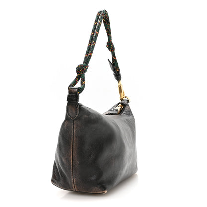 Miu Miu Nappa Old Pouch Bag Caffe Verde 3 of 9