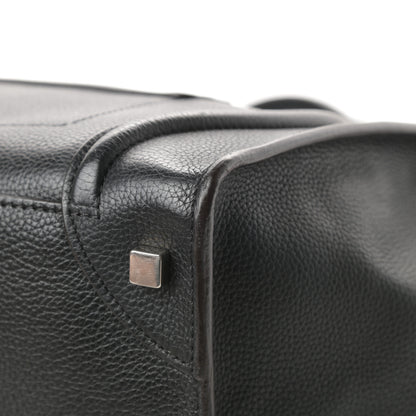 Celine Drummed Calfskin Mini Luggage Black 10 of 12