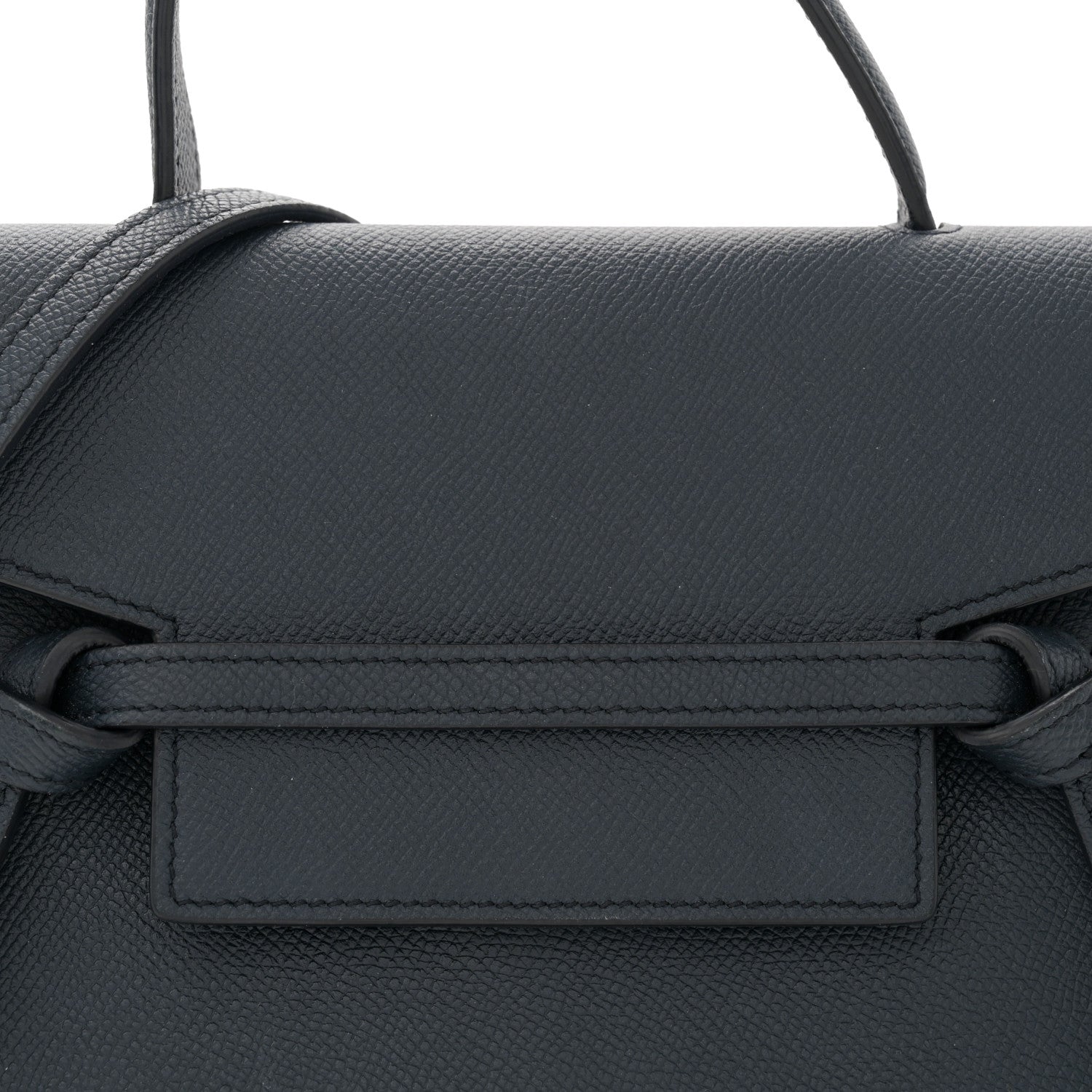 Celine Grained Calfskin Nano Belt Bag Navy 8 of 12