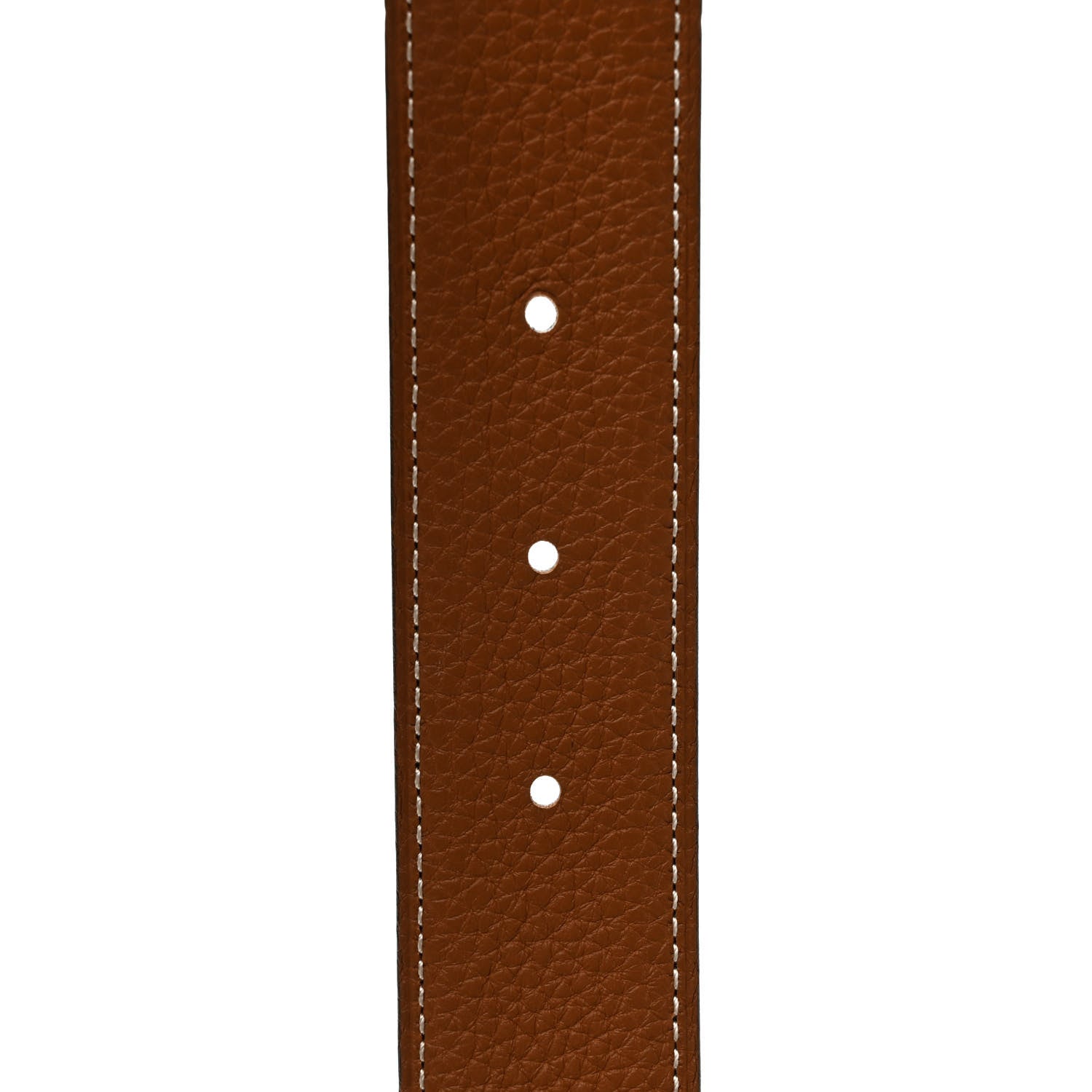 Hermes Box Togo 32mm Panache Belt 80/32 Black Gold 4 of 4