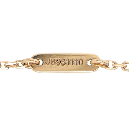 Van Cleef & Arpels 18K Yellow Gold Mother of Pearl Sweet Alhambra Butterfly Bracelet 6 of 7