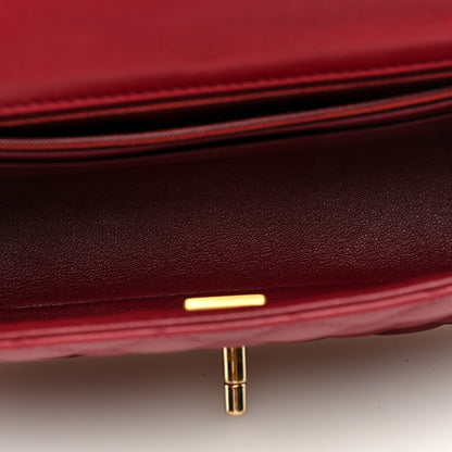 Chanel Lambskin Quilted Mini Rectangular Flap Burgundy 5 of 10