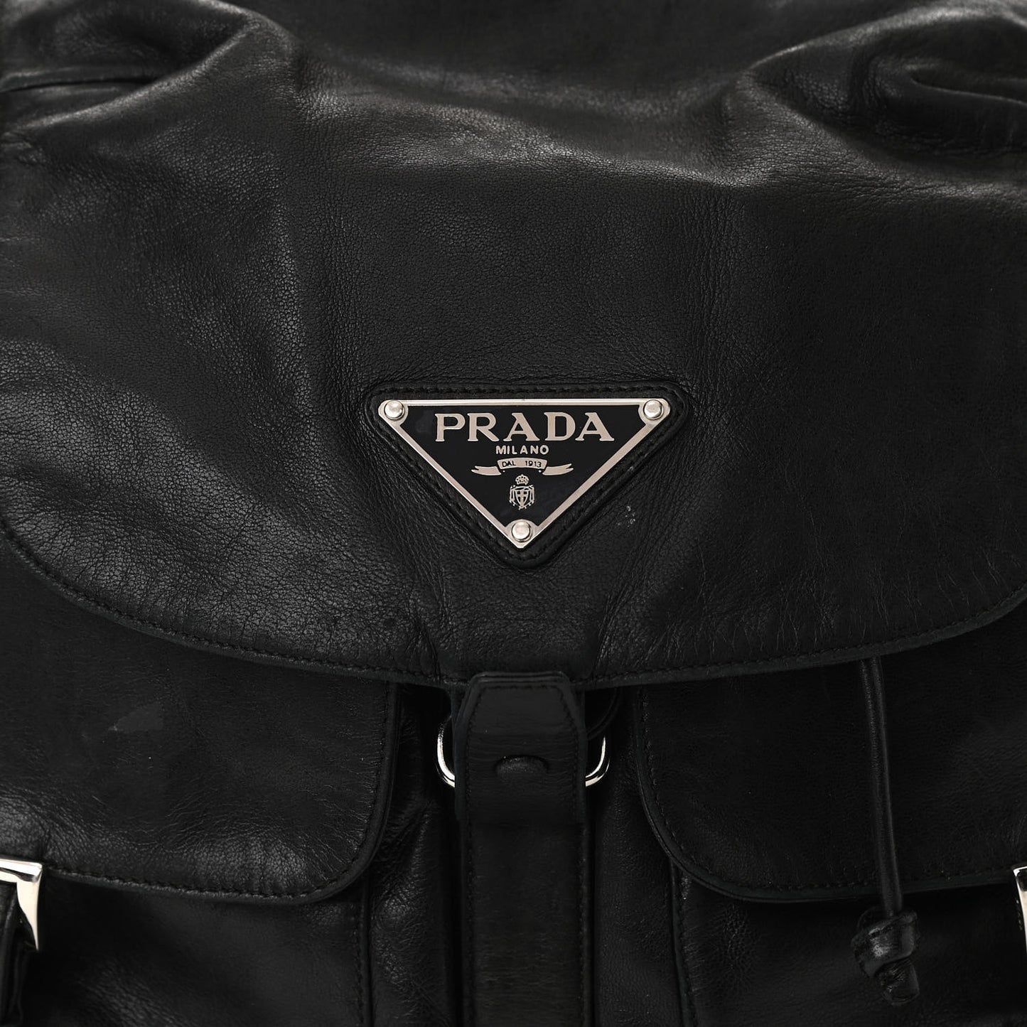 Calfskin Backpack Black