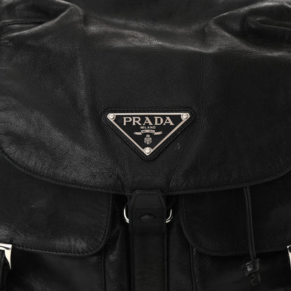 Prada Calfskin Backpack Black 13 of 15