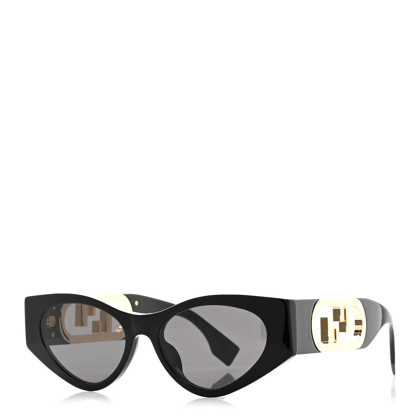 Acetate O'Lock Cat Eye Sunglasses FE40049I Black