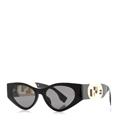 Fendi Acetate O'Lock Cat Eye Sunglasses FE40049I Black 1 of 8