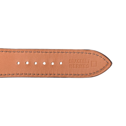 Hermes Shiny Alligator Heure H Hour Watch MM Strap Ebene 4 of 7