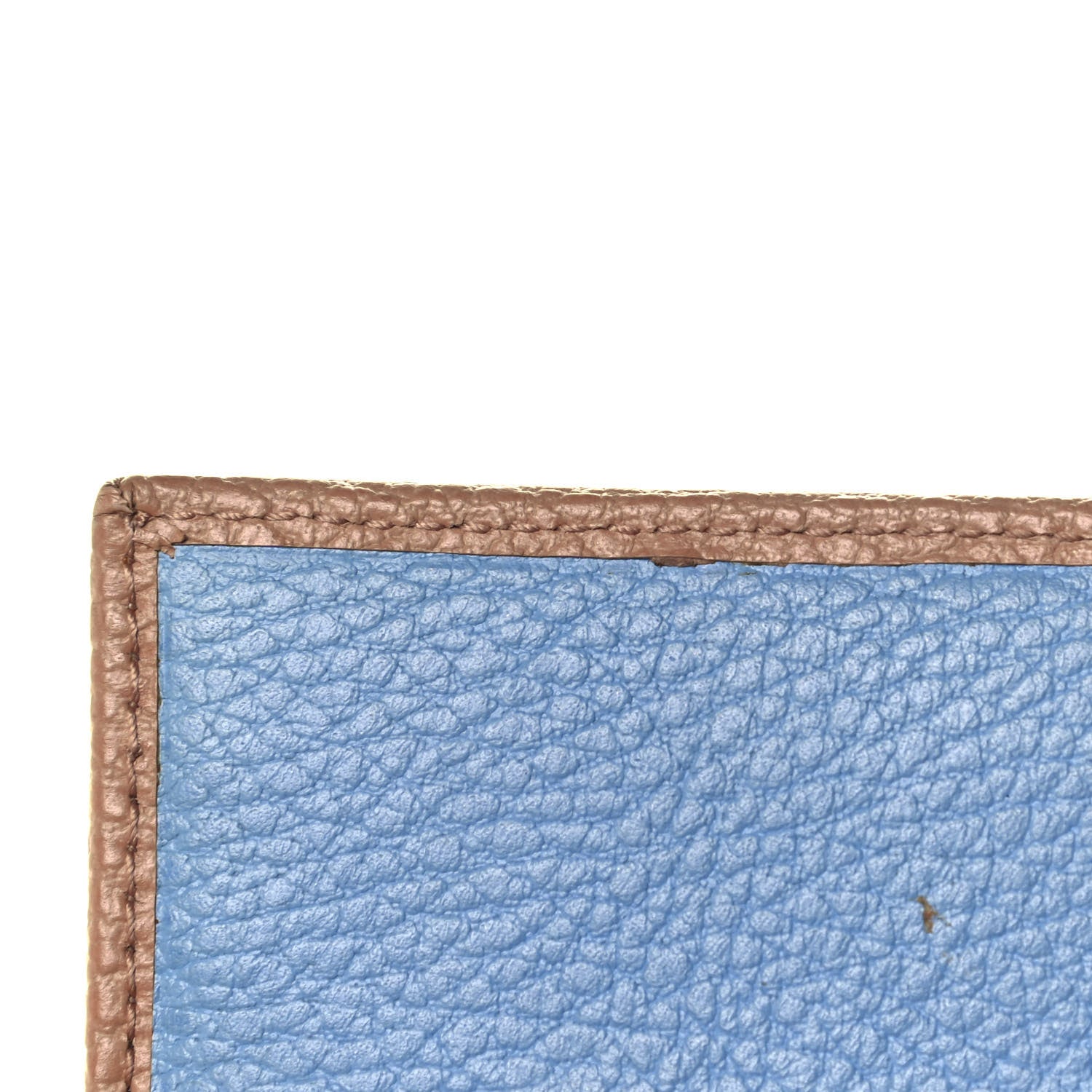 Gucci Dollar Calfskin Mini Swing Wallet Bag Camelia Mineral Blue 15 of 15