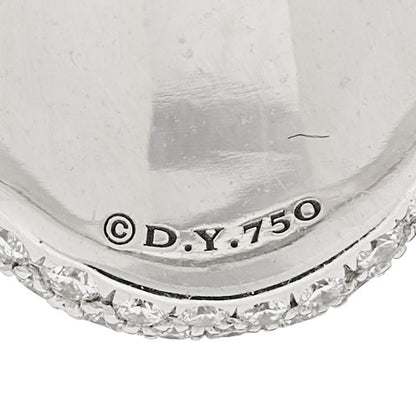 David Yurman 18K White Gold Diamond Pave Pinky Ring 46 3.75 5 of 6