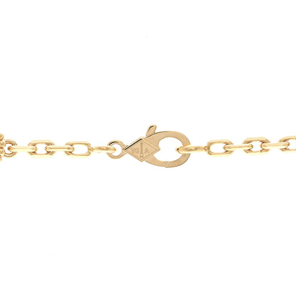 Van Cleef & Arpels 18K Yellow Gold Mother of Pearl 10 Motifs Vintage Alhambra Necklace 4 of 6