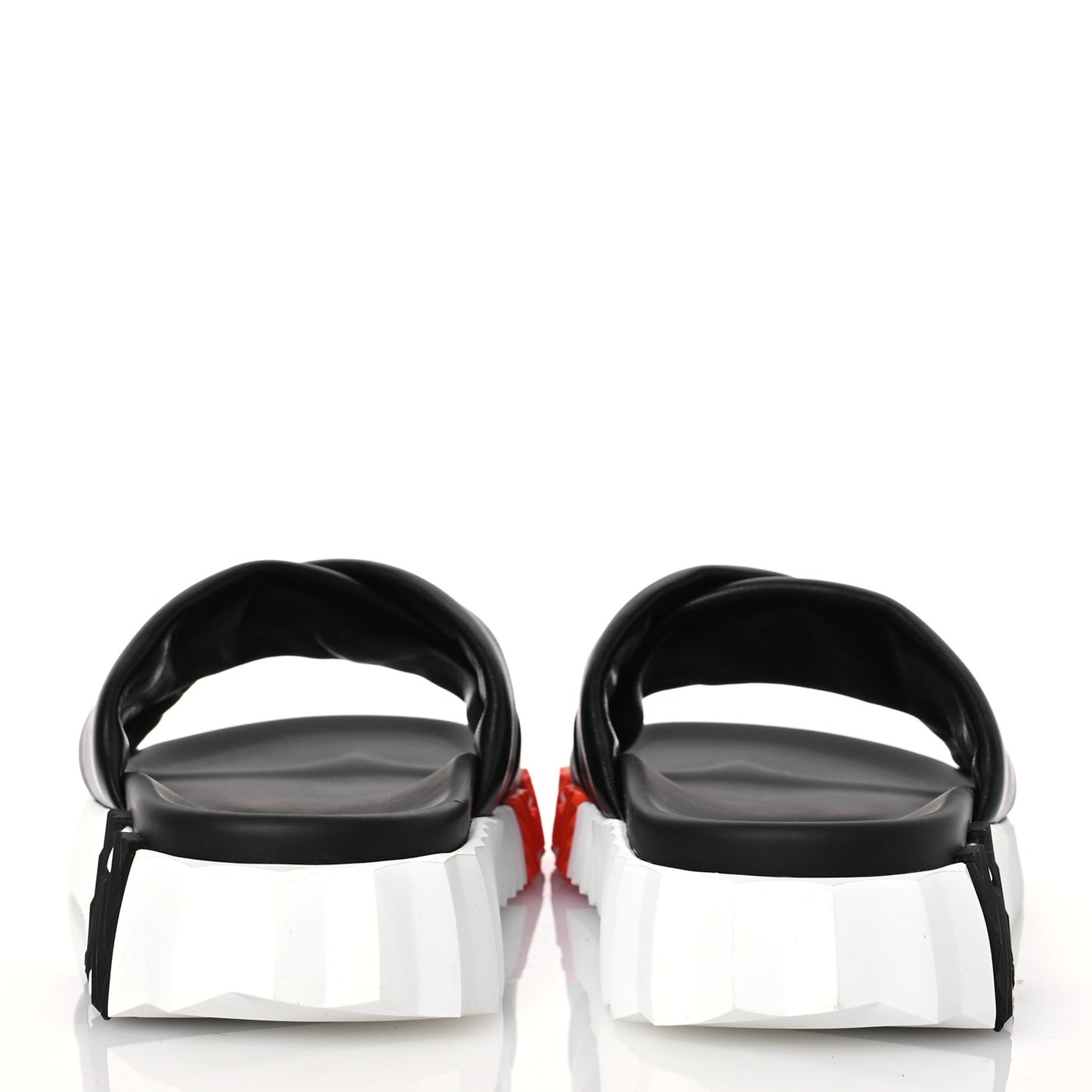 Nappa Womens Infra Sandals 39.5 Black