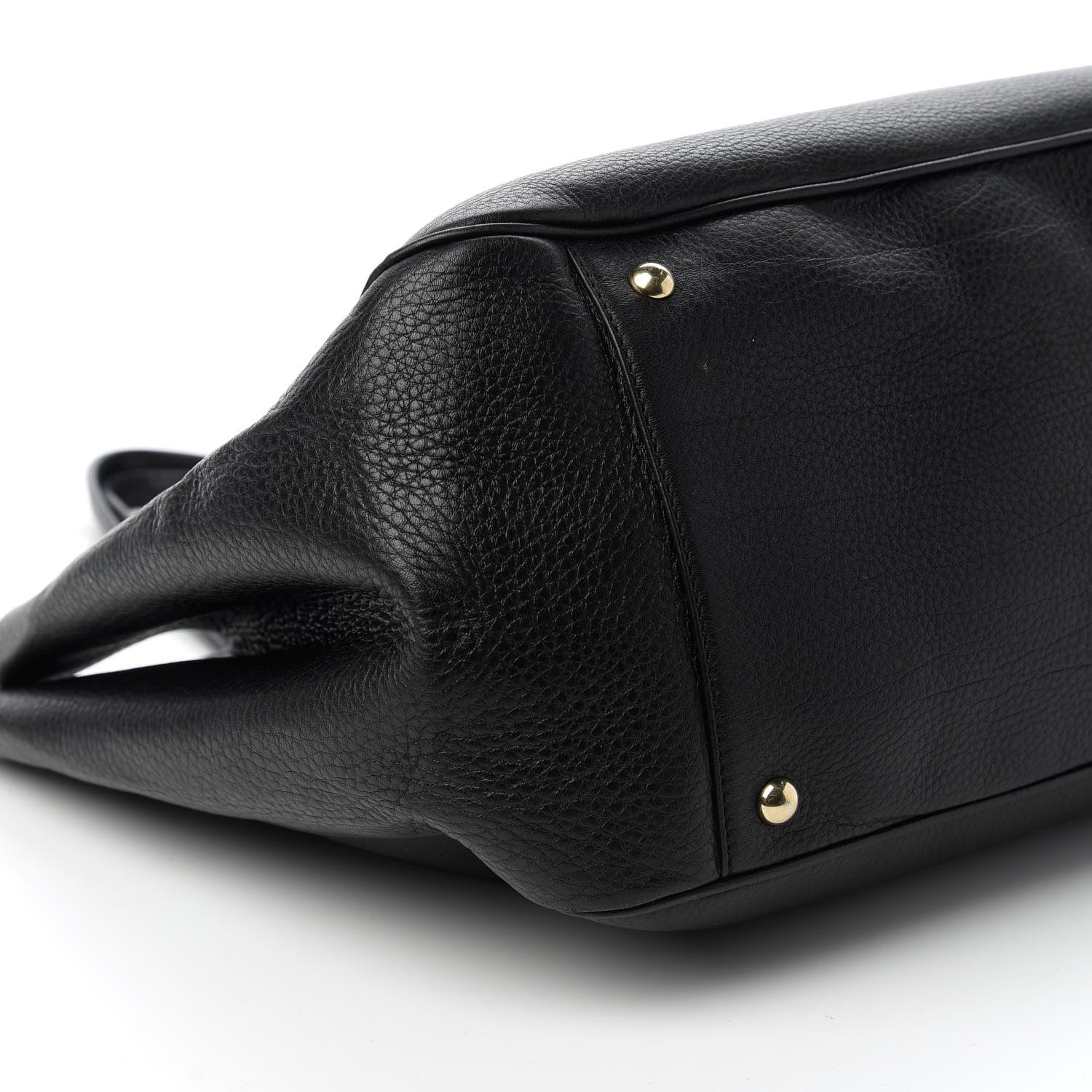 Gucci Calfskin Tote Black 6 of 10