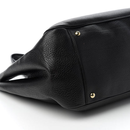 Gucci Calfskin Tote Black 6 of 10