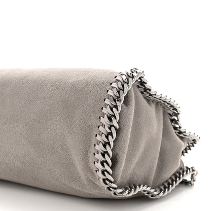 Stella McCartney Shaggy Deer Mini Falabella Fold Over Tote Light Grey 10 of 12