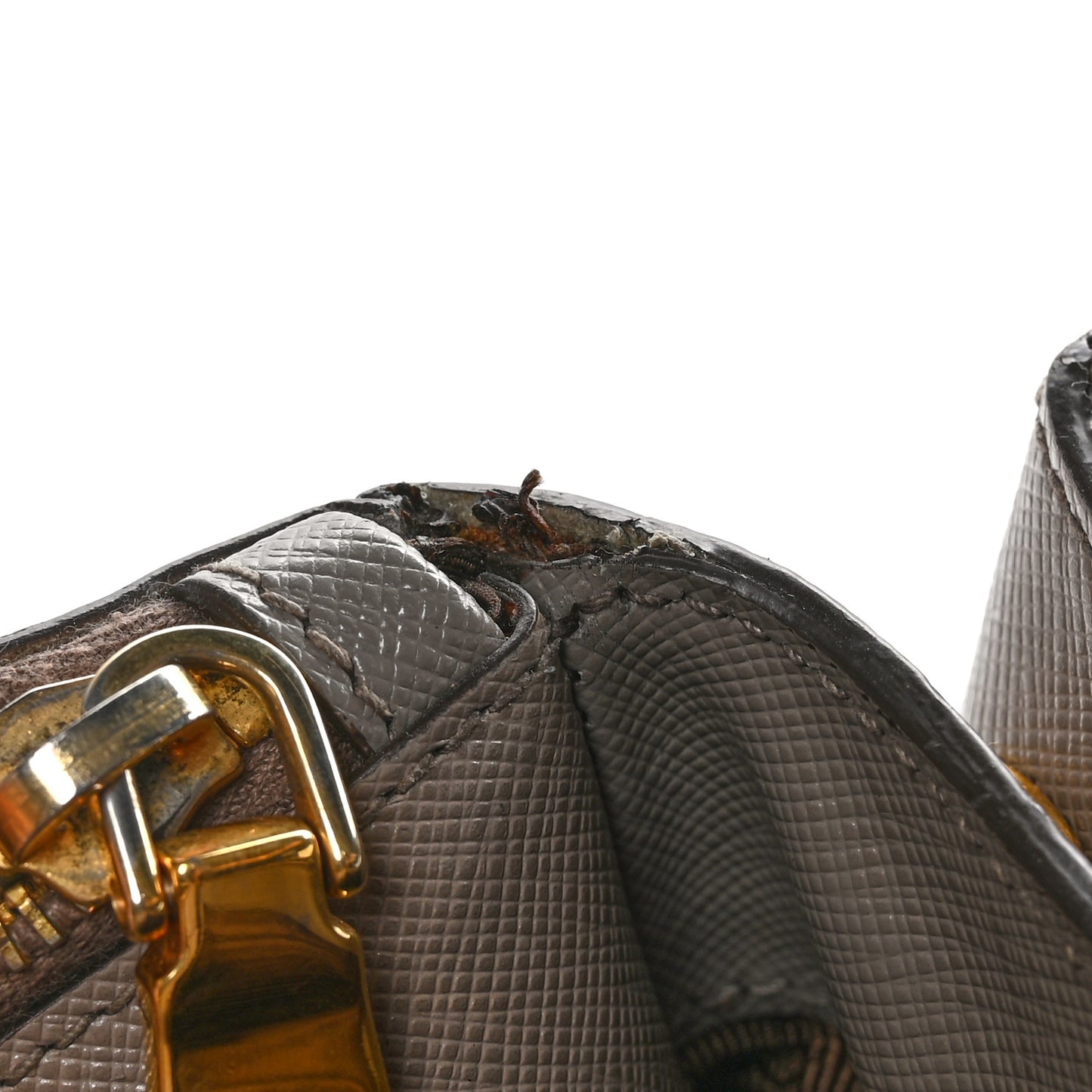 Saffiano Large Galleria Double Zip Tote Argilla