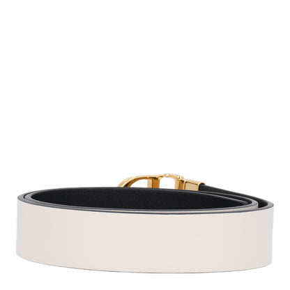Christian Dior Calfskin 30 Montaigne Reversible Belt 85 34 Black Multicolor 4 of 7