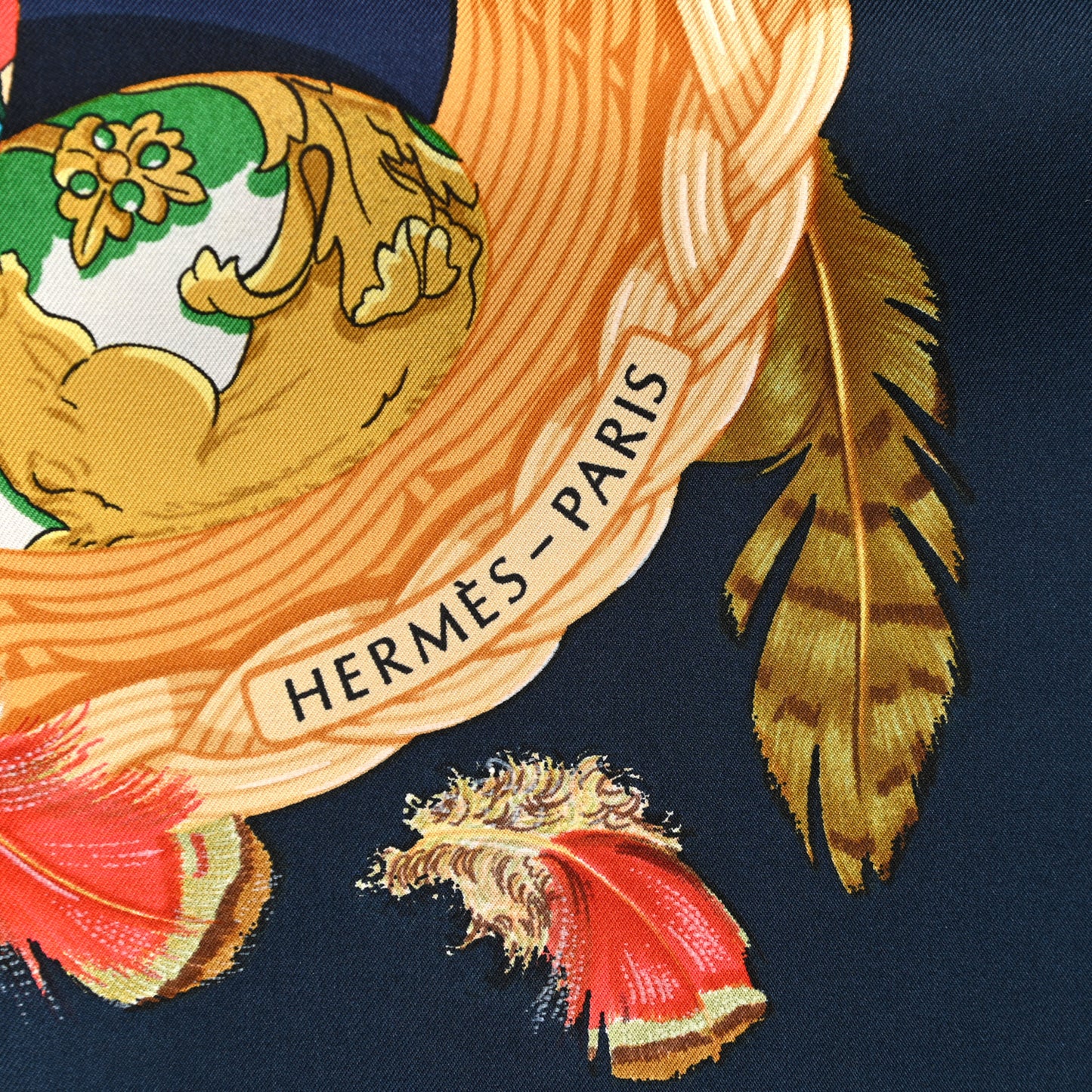 Silk Couvee d'Hermes Scarf 90 Multicolor