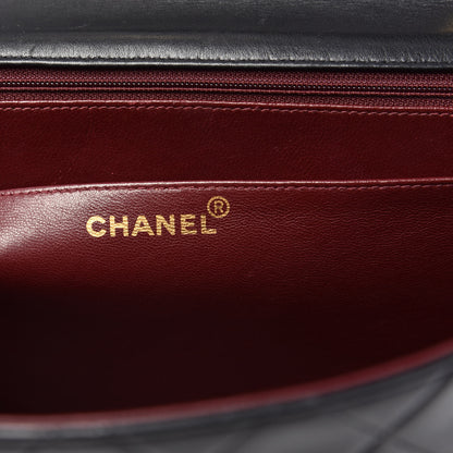 Chanel Lambskin Quilted XL Jumbo Single Flap Black 7 of 16