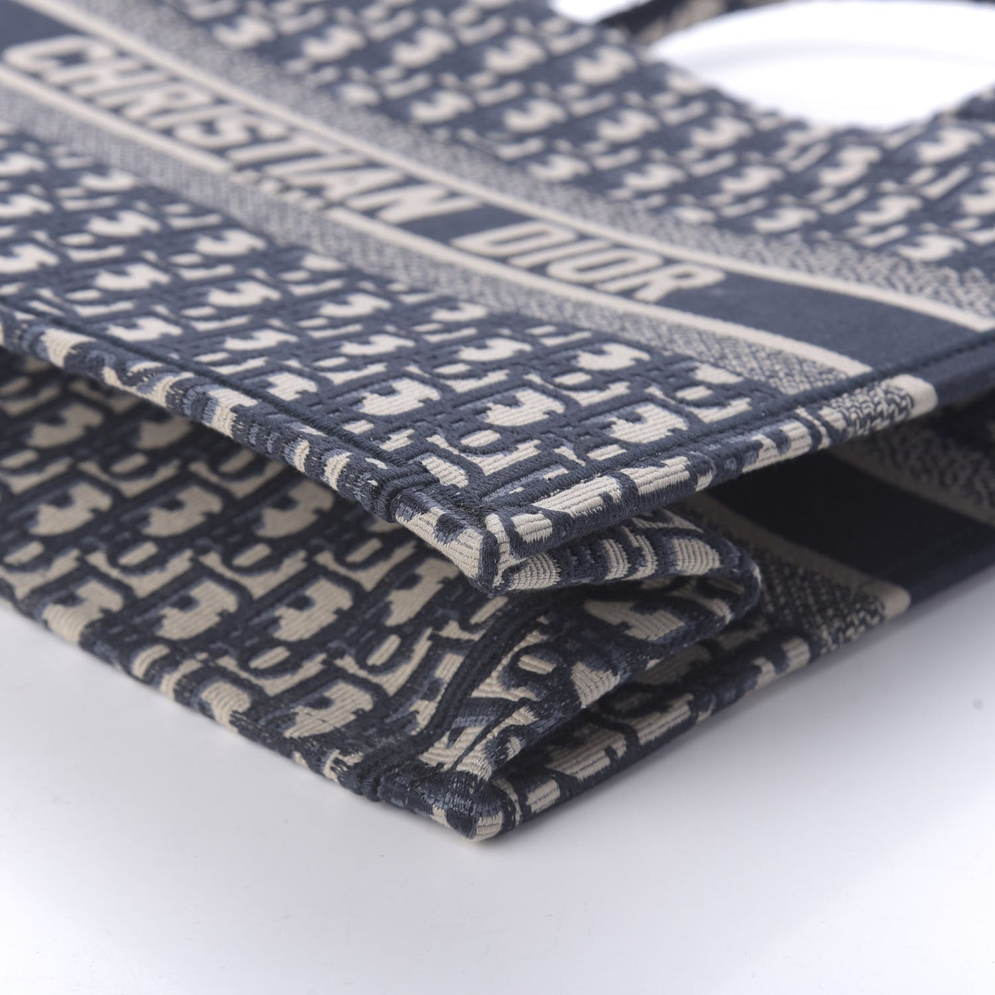 Oblique Medium Book Tote Blue Multicolor