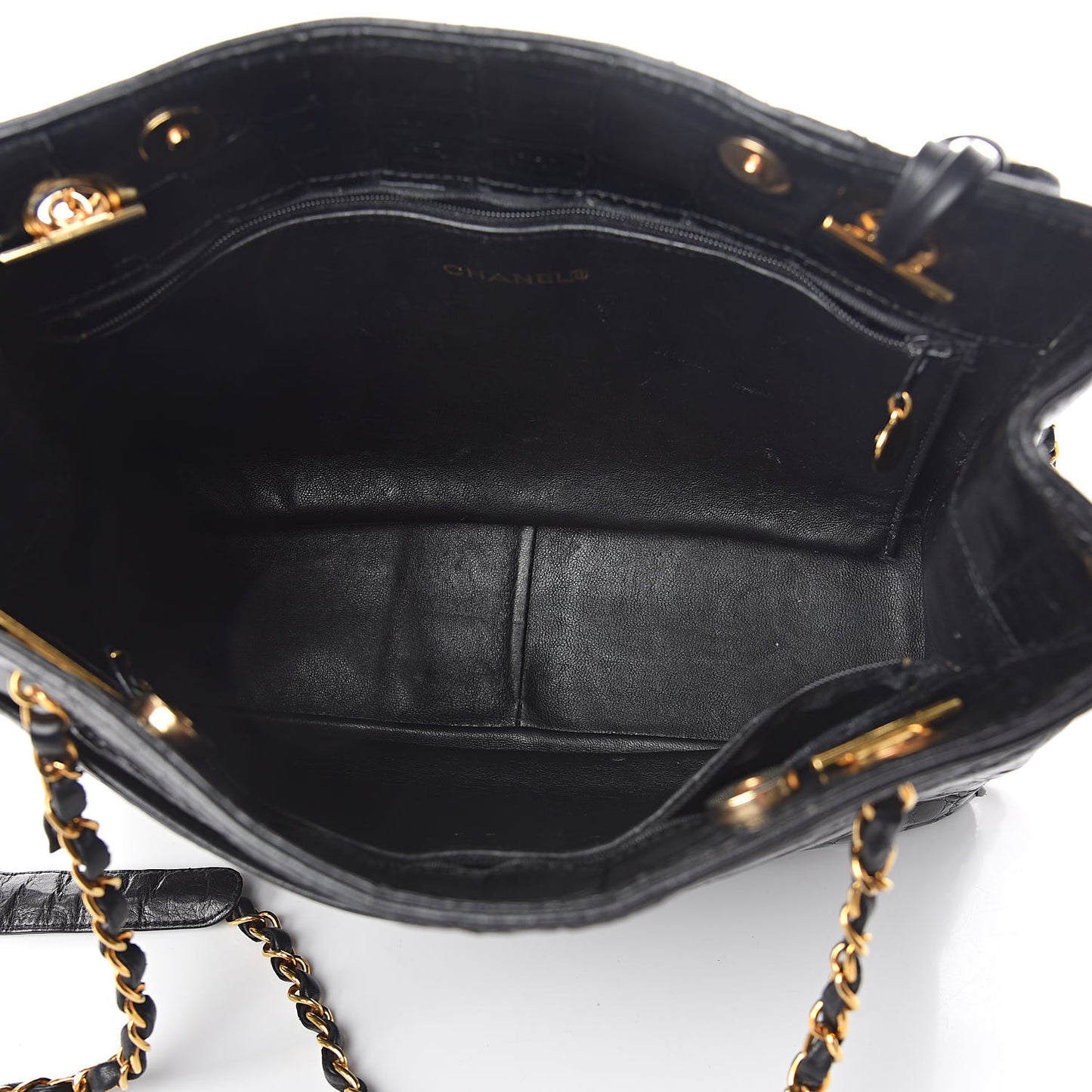 Alligator Tote Black