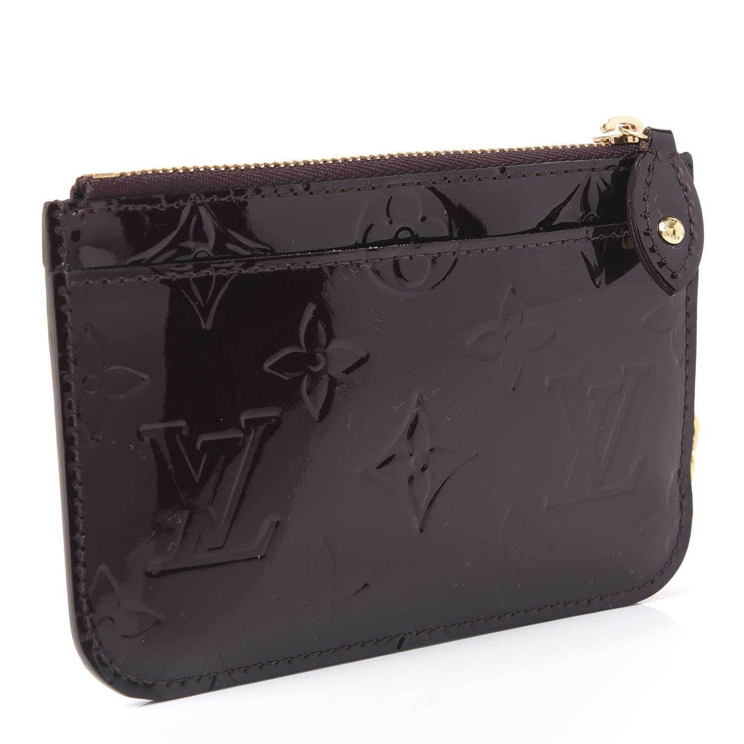 Louis Vuitton Vernis Key Pouch Amarante 2 of 8