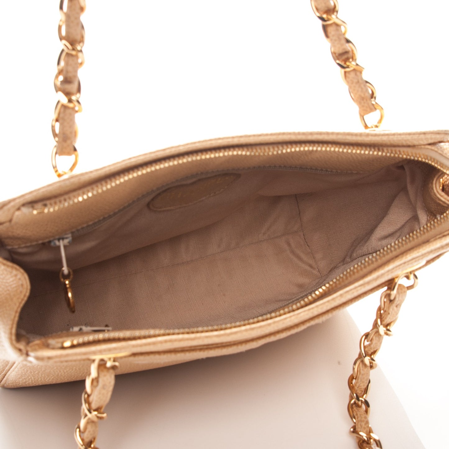 Caviar Handbag Beige