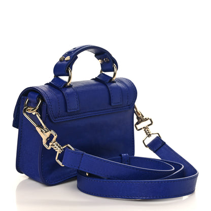 Proenza Schouler Lambskin Micro PS1 Satchel Sapphire 3 of 9