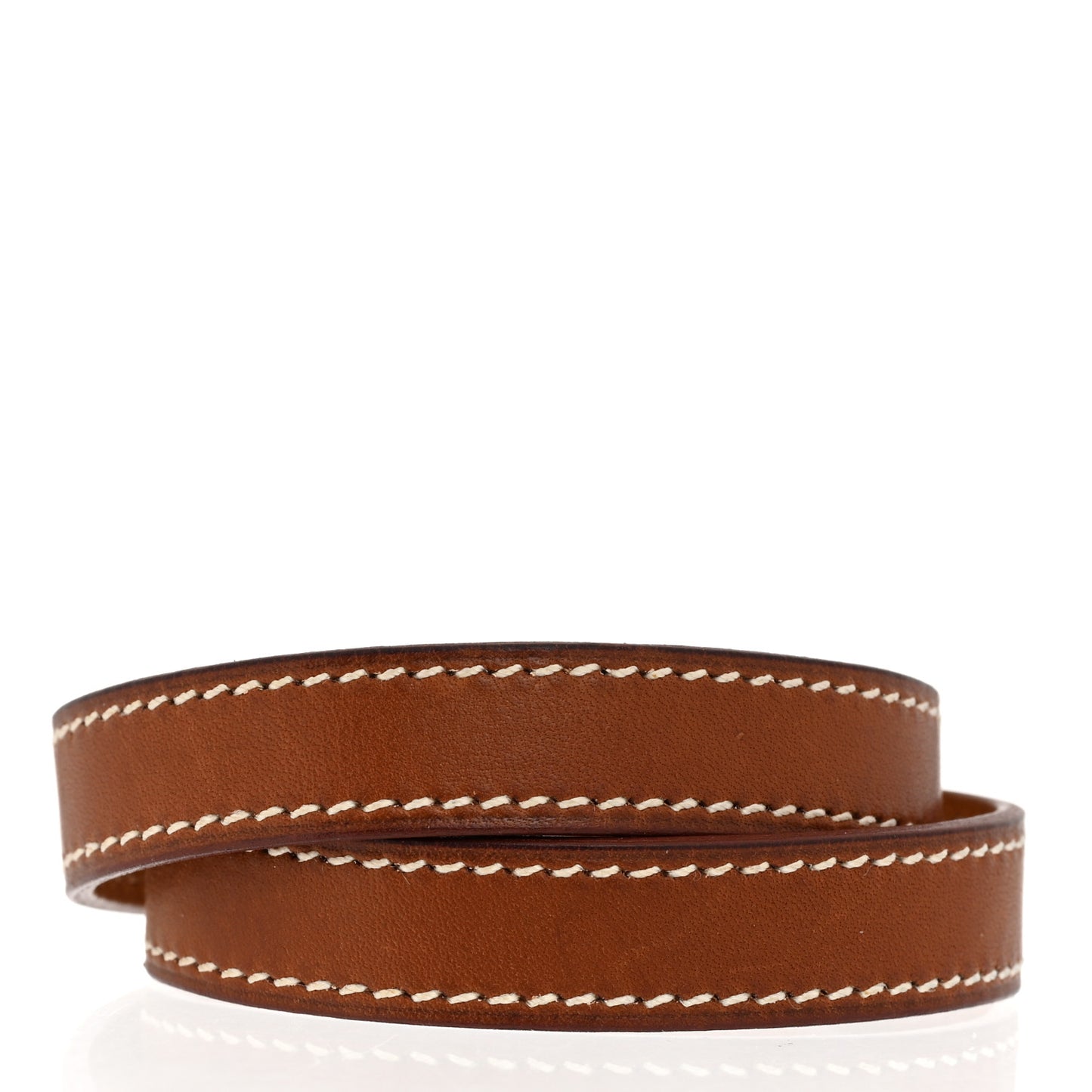 Barenia Kelly Double Tour Bracelet XS Fauve