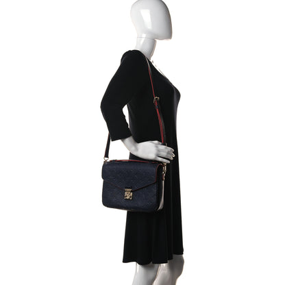 Louis Vuitton Empreinte Pochette Metis Marine Rouge 3 of 14