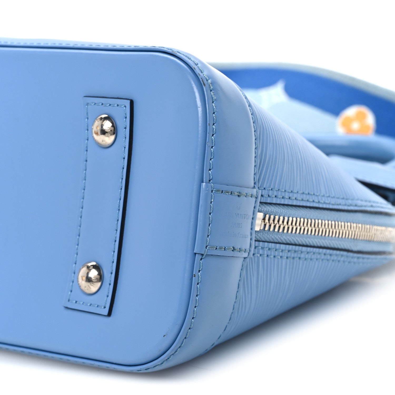 Louis Vuitton Epi Jacquard Alma BB Bleuet 9 of 9