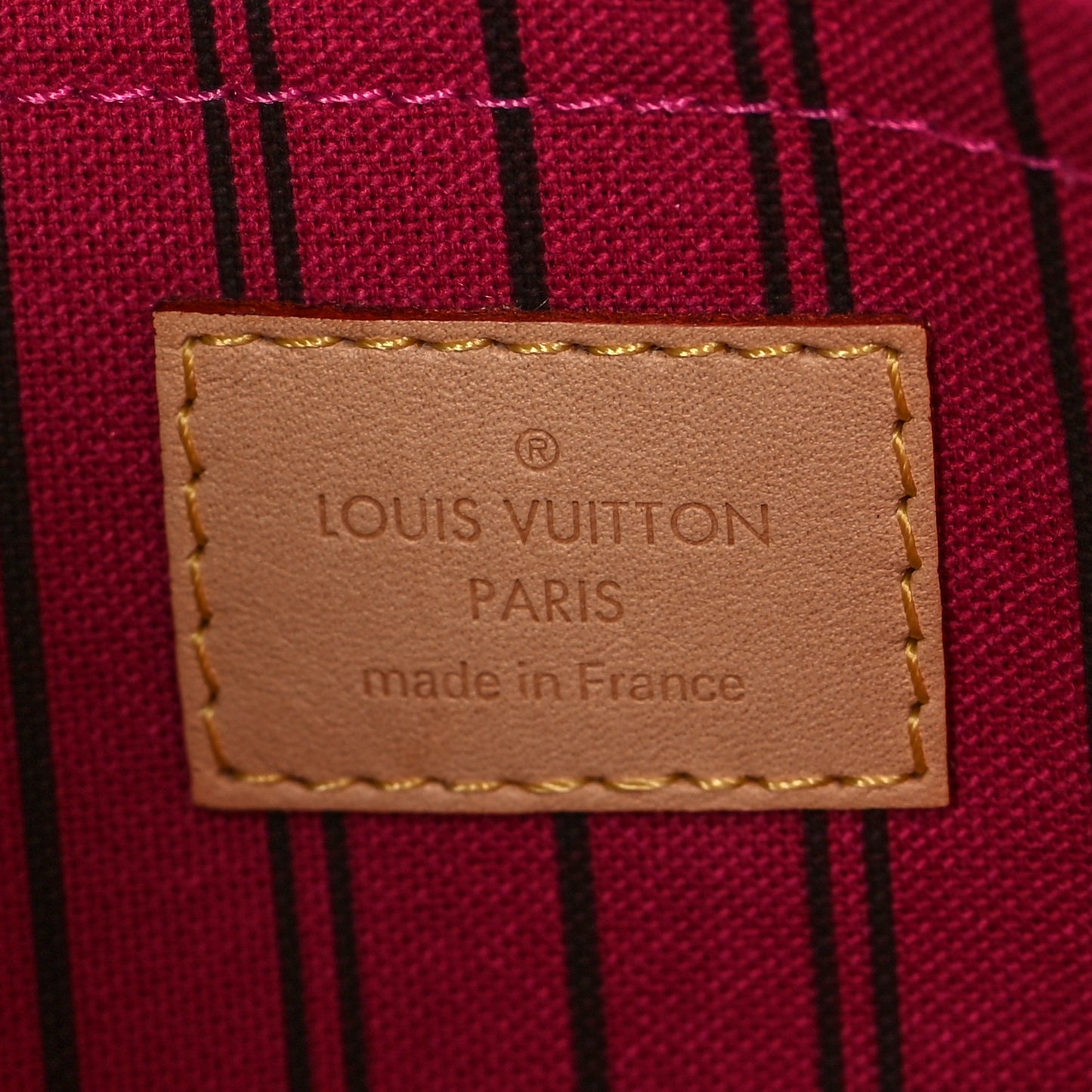 Monogram Neverfull MM GM Pochette Pivoine