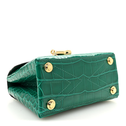 Louis Vuitton Alligator Rose Des Vents Mini Emeraude 4 of 9