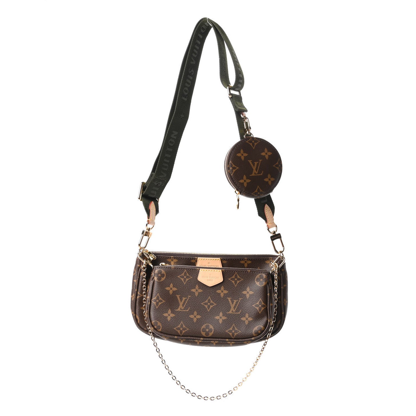 Louis Vuitton Monogram Multi Pochette Accessories Kaki 1 of 12