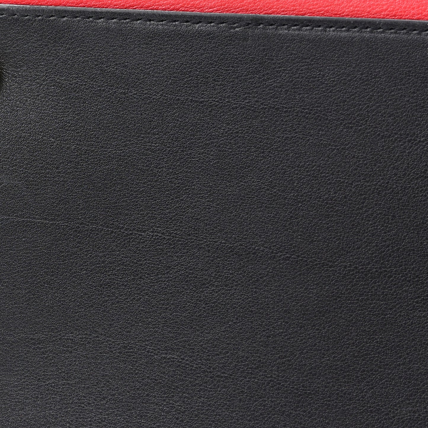 SAINT LAURENT Calfskin Bi-Color Nano Sac De Jour Red Black