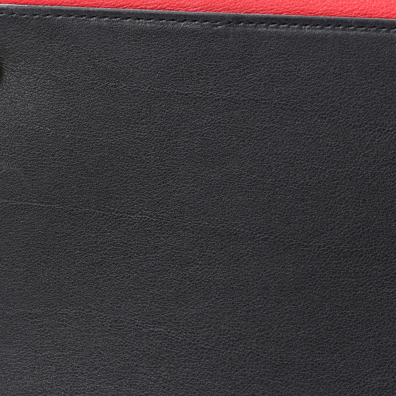 Saint Laurent SAINT LAURENT Calfskin Bi-Color Nano Sac De Jour Red Black 21 of 21