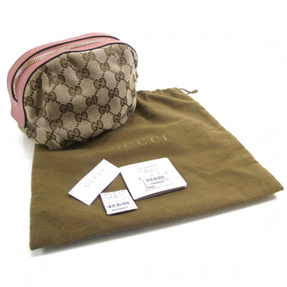 Monogram Bamboo Cosmetic Case