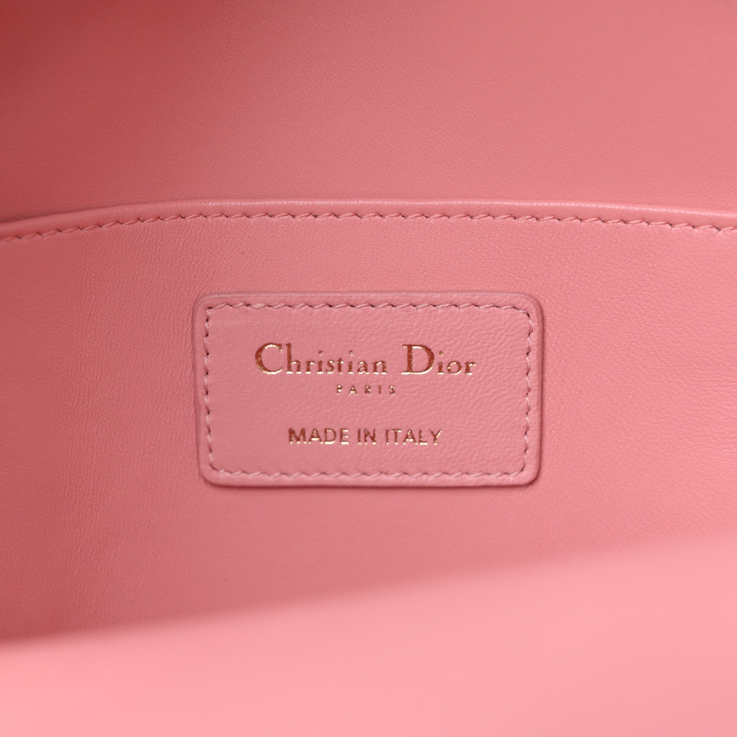 Christian Dior Lambskin Cannage Mini Backpack Peach Blossom 6 of 14