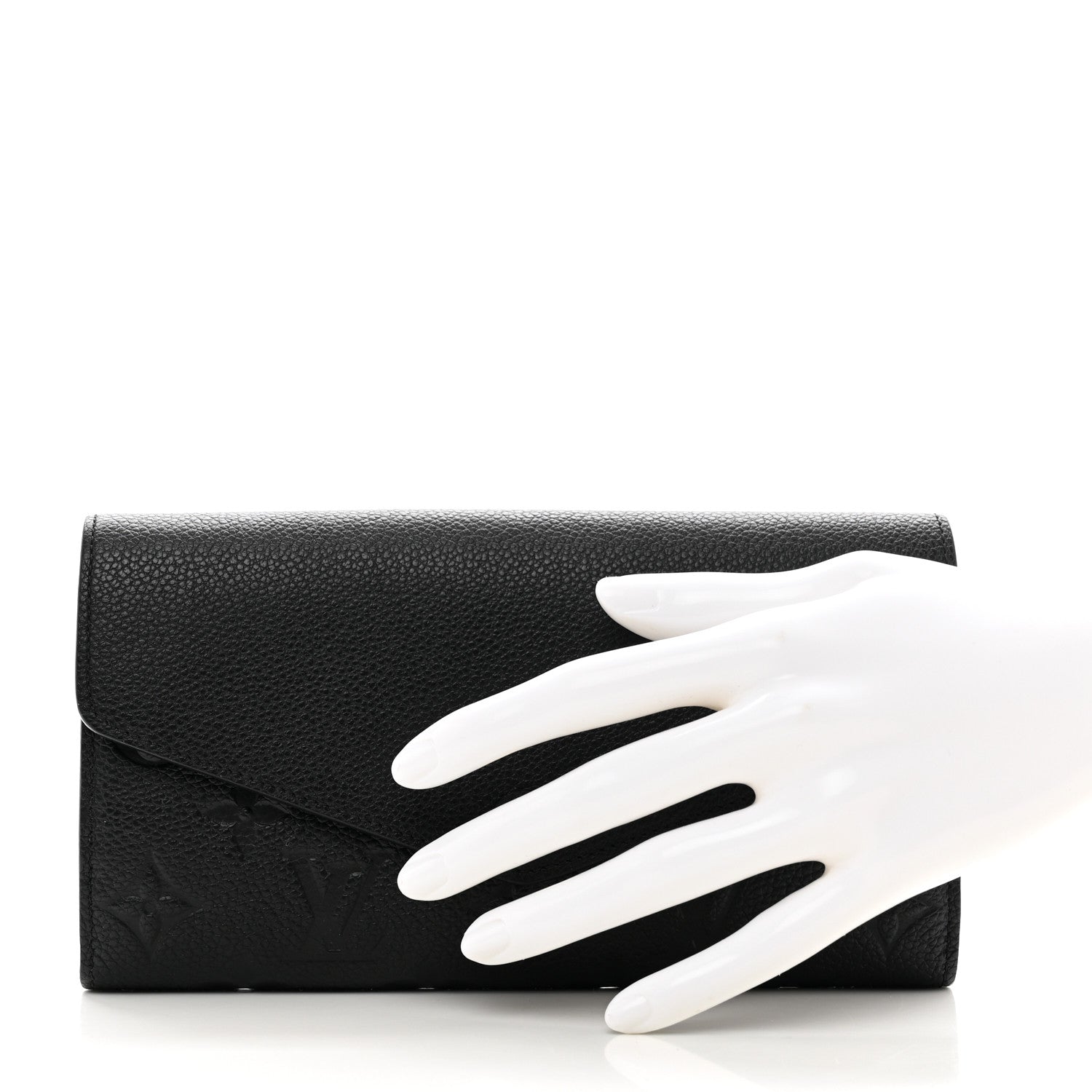 Louis Vuitton Empreinte Sarah Wallet NM Black 2 of 8