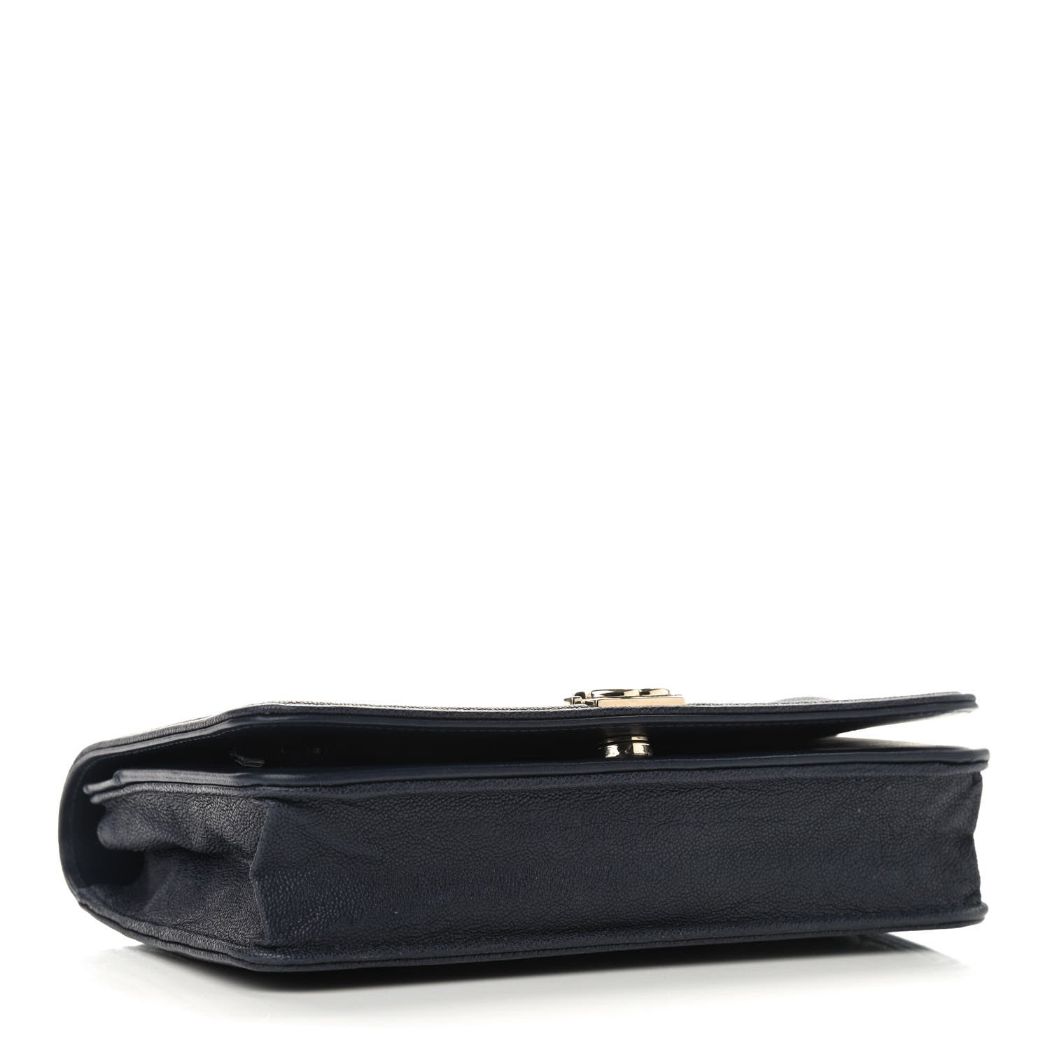 Chanel Caviar Quilted Boy Wallet On Chain WOC Navy 4 of 12