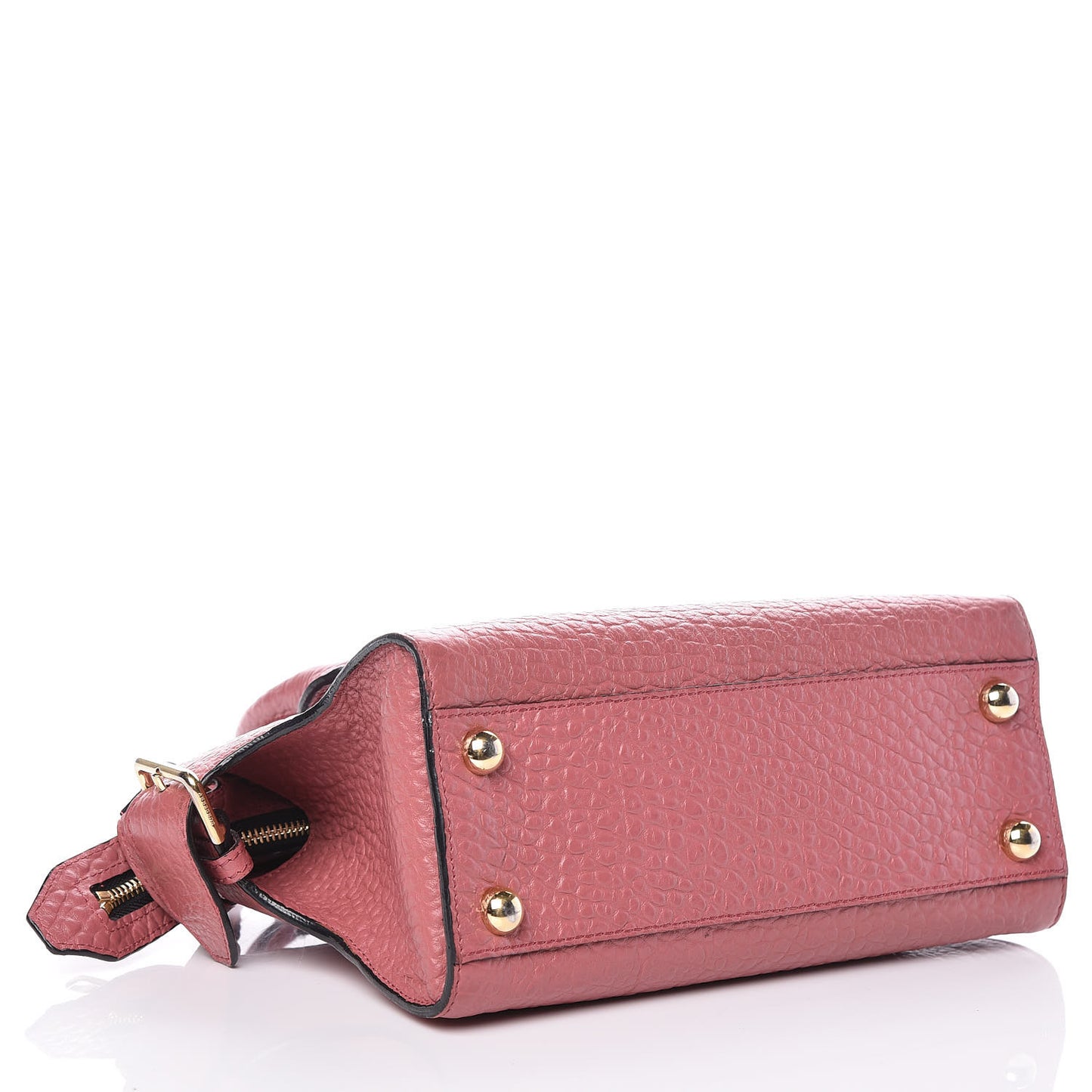 Signature Grain Small Clifton Bag Antique Rose