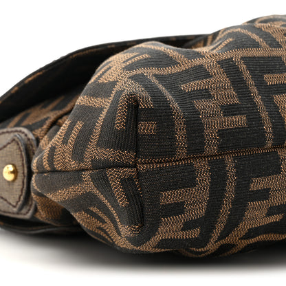 Fendi Zucca Small Chef Shoulder Bag Tobacco 10 of 12