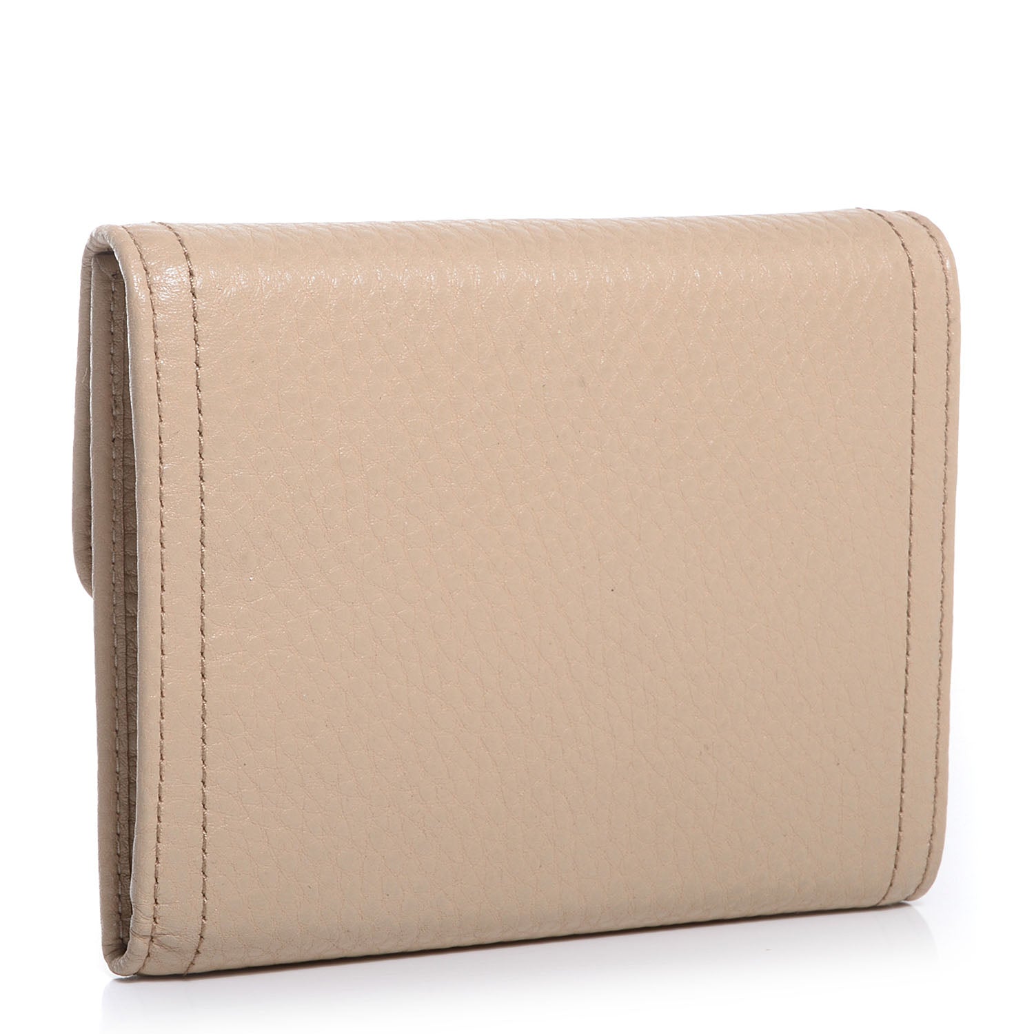 Prada Vitello Daino Compact Wallet Sabbia 5 of 11