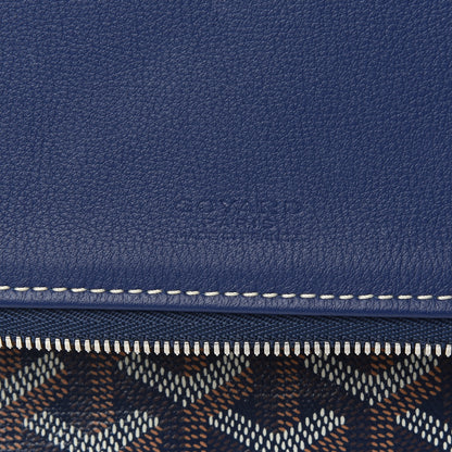Goyard Goyardine Sainte Marie Soft Clutch Navy 7 of 8