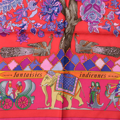 Hermes Silk Fantaisies Indiennes Scarf 90 3 of 6