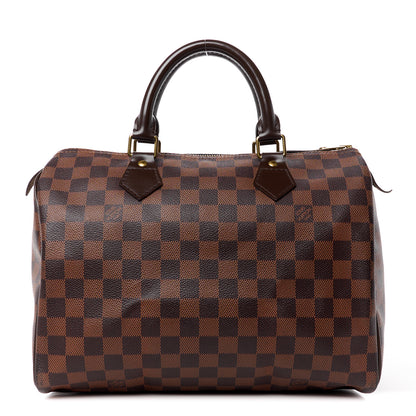 Louis Vuitton Damier Ebene Speedy 30 1 of 12