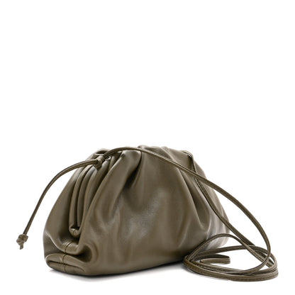 Bottega Veneta Butter Calfskin The Mini Pouch Kaki Fondente 3 of 11