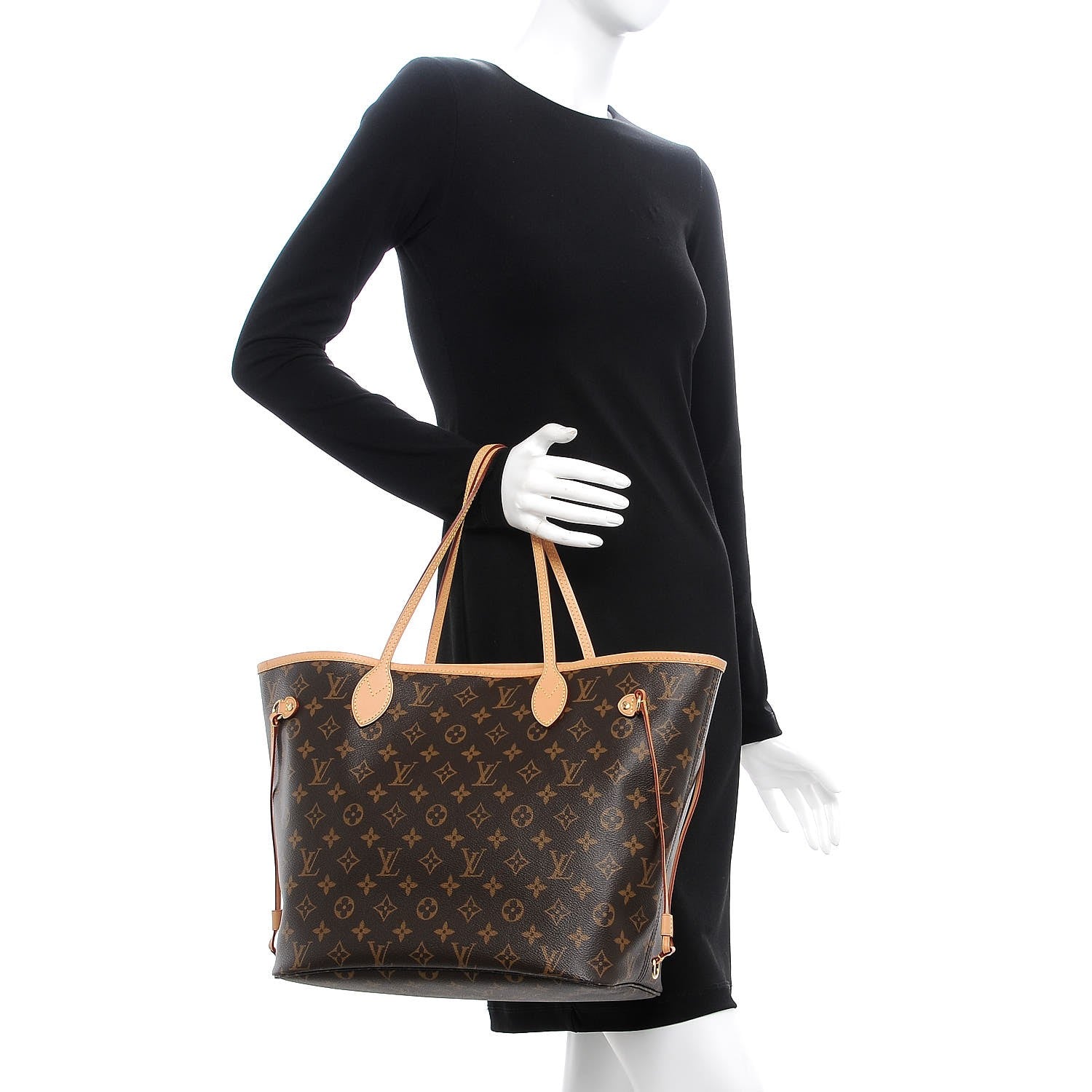 Louis Vuitton Monogram Neo Neverfull MM Rose Ballerine 3 of 9
